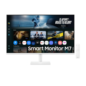 Màn hình Thông Minh 4k Samsung Vision AI LS32FM701UEXXV | 32 inch, UHD, VA, 60Hz, Wifi, BT, remote, trắng