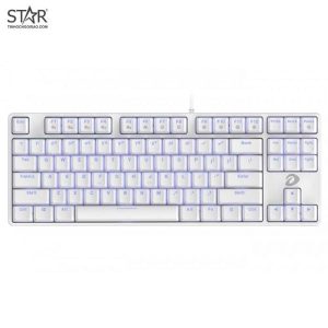 Bàn phím cơ Gaming DAREU EK87 (Red Switch) - White (Ice - Blue Led)