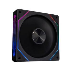 Fan Case Leopard Prism 4RS ARGB - Black | Kit 5 fan, sync main