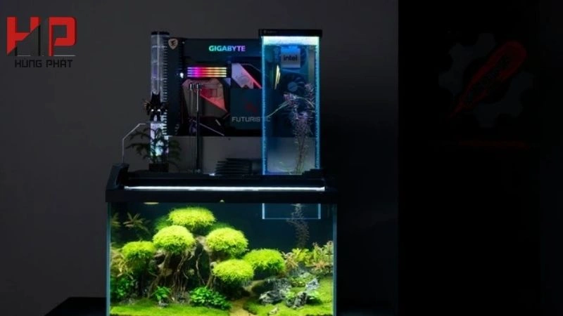 Case gaming 2 mặt kính