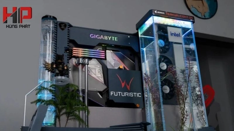 Case gaming 2 mặt kính