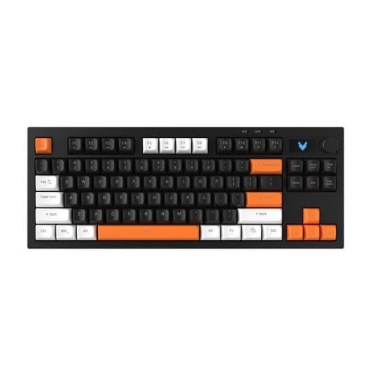 Bàn Phím Giả Cơ Có Dây VSP VK78 | Black-White-Orange (KM04-VK78000164) - Ảnh 1