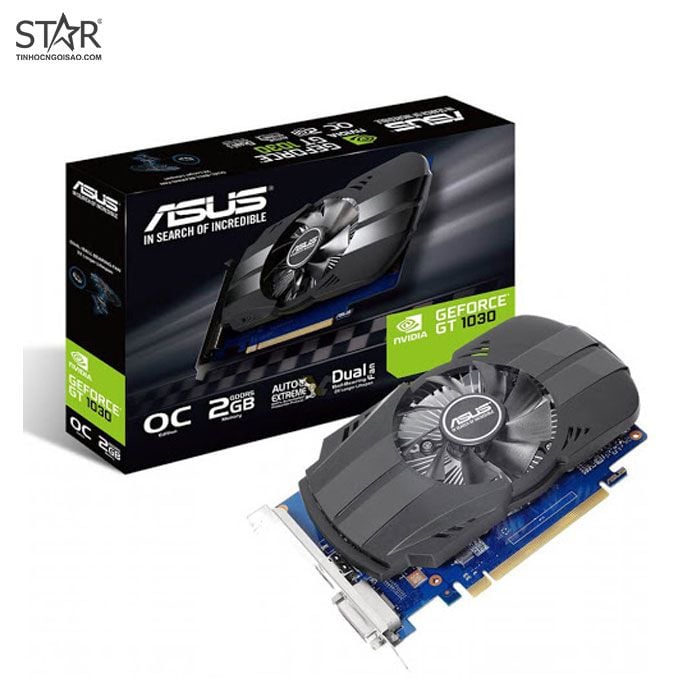 Card màn hình ASUS GT 1030 2GB GDDR5 Phoenix OC Edition (PH-GT 1030-O2GB) - Ảnh 3