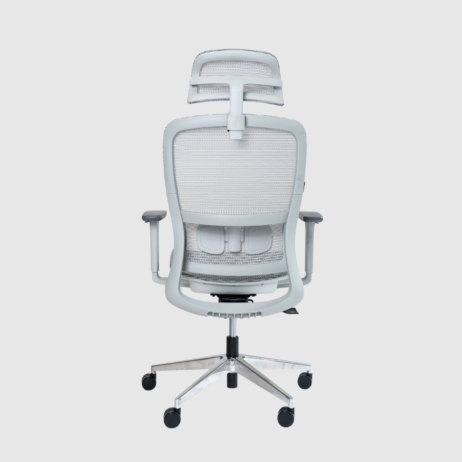 Ghế Công Thái Học GAMI LUM2 | Màu Xám | Chân Xoay, Tay 3D, Trượt mâm | Model: LUM2-Q303L-3D-GRAY - Ảnh 2