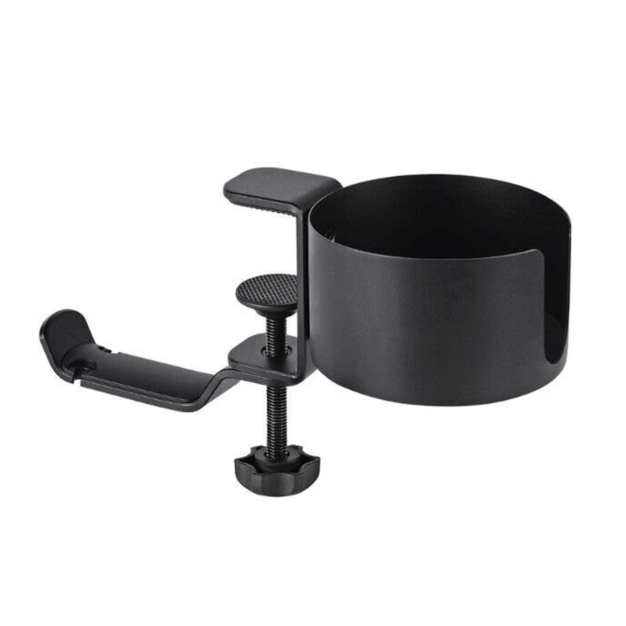 Giá đỡ cốc kẹp bàn Ergotek E525 - Đen | Hợp kim nhôm, tích hợp móc treo - Ảnh 1