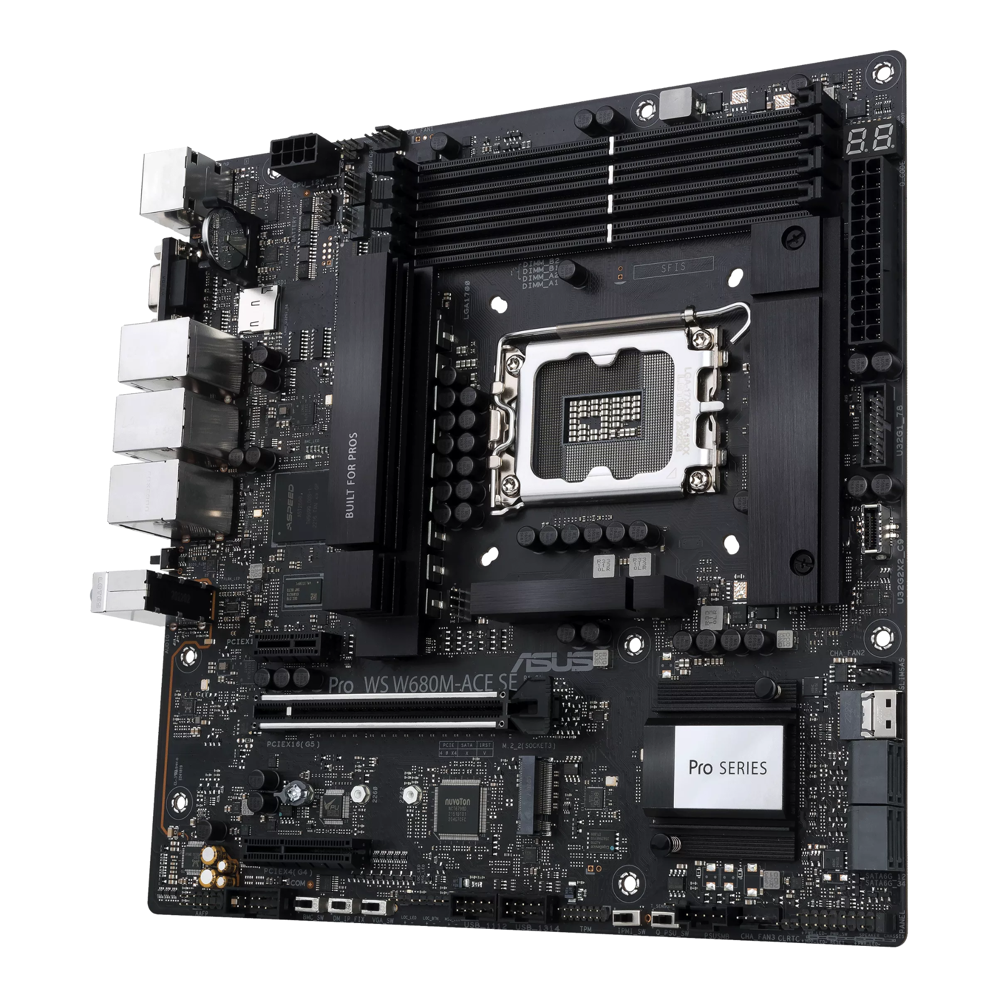 Mainboard ASUS Pro WS W680M-ACE SE - Ảnh 4