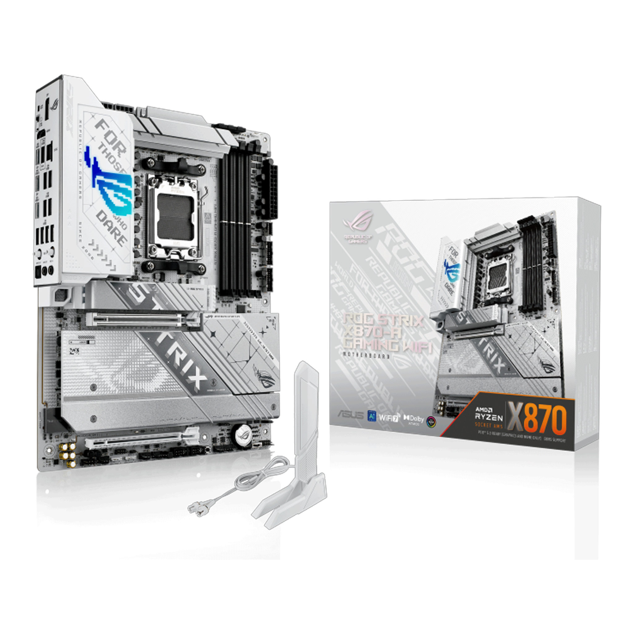 Mainboard ASUS ROG STRIX X870-A Gaming WiFi - Ảnh 1