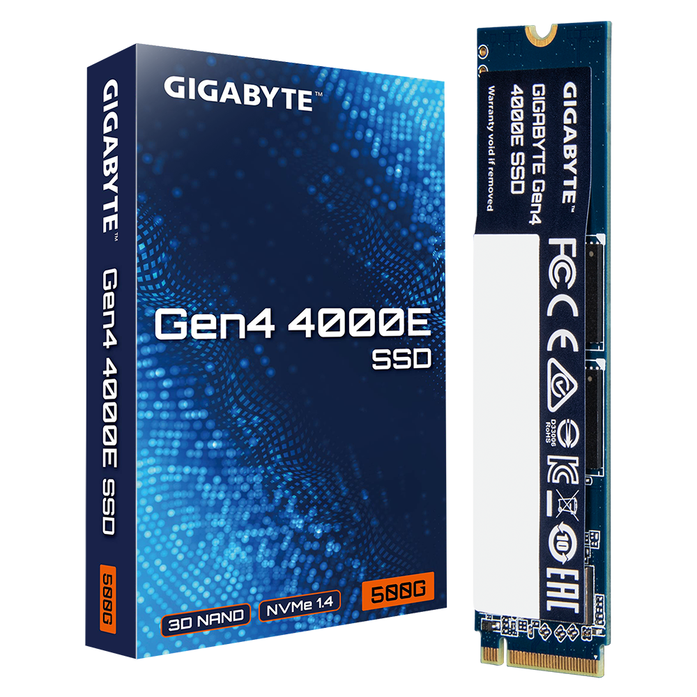 Ổ cứng SSD GIGABYTE Gen4 4000E SSD 500GB (G440E500G) - Ảnh 1