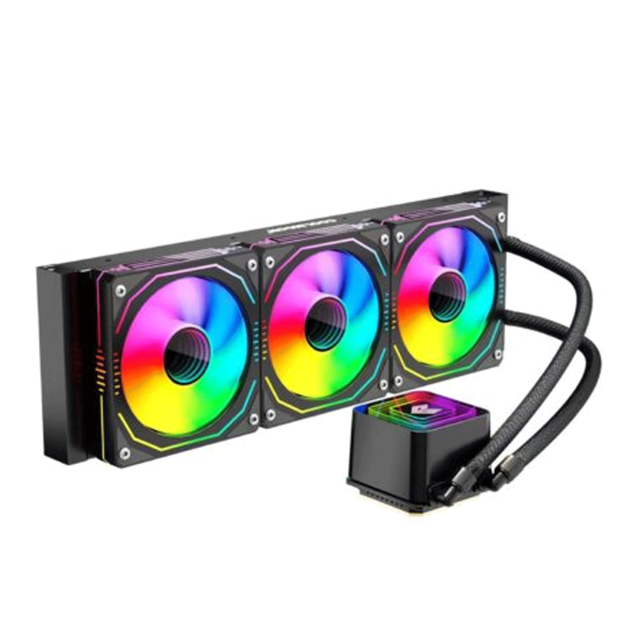 Tản nhiệt nước Coolmoon Glacier 360 ARGB - Đen - Ảnh 1