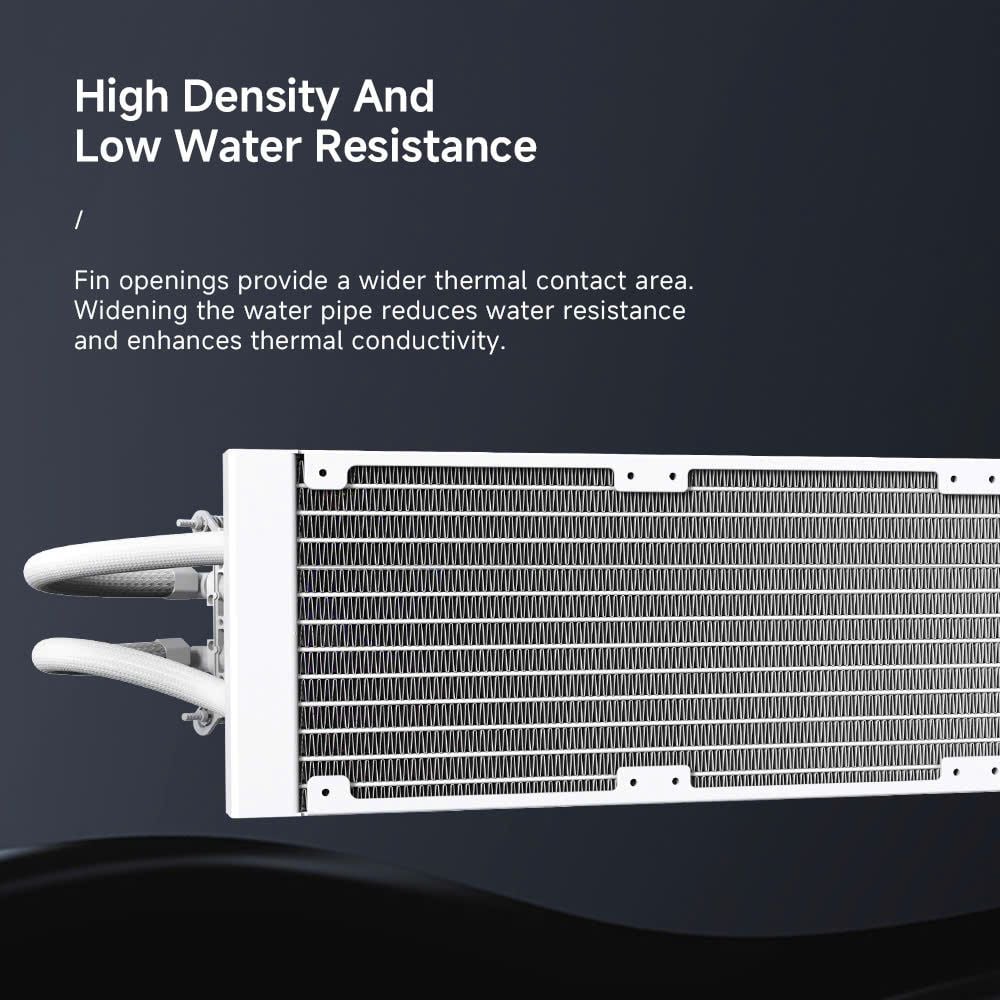 Tản nhiệt nước Leopard Astroshell 240 ARGB Digital LCD V2 - Trắng - Ảnh 2