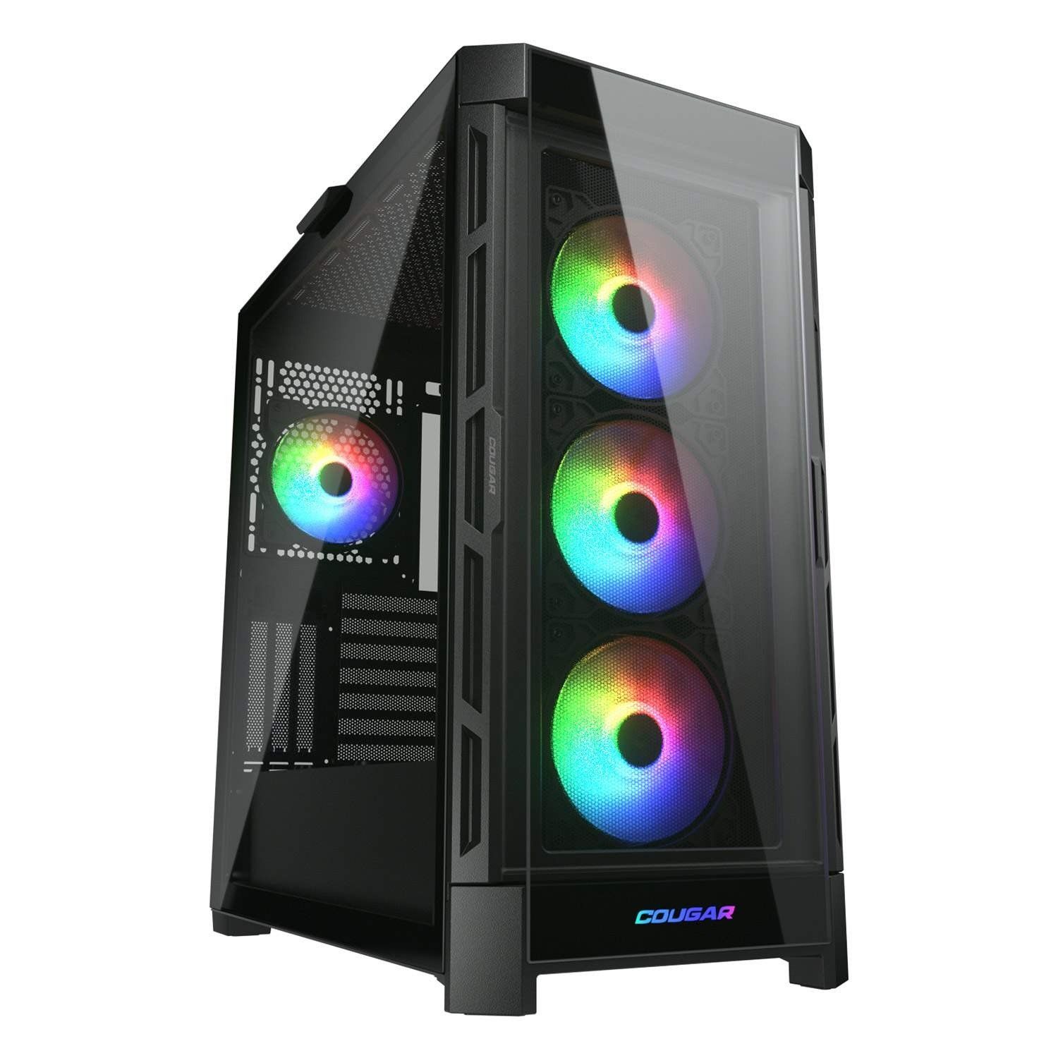 Thùng máy Cougar DuoFace Pro RGB (Kèm Sẵn 4 Fan ARGB) - Đen - Ảnh 1