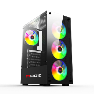 Thùng máy MAGIC GM-03 Black | Sẵn 4 fan RGB