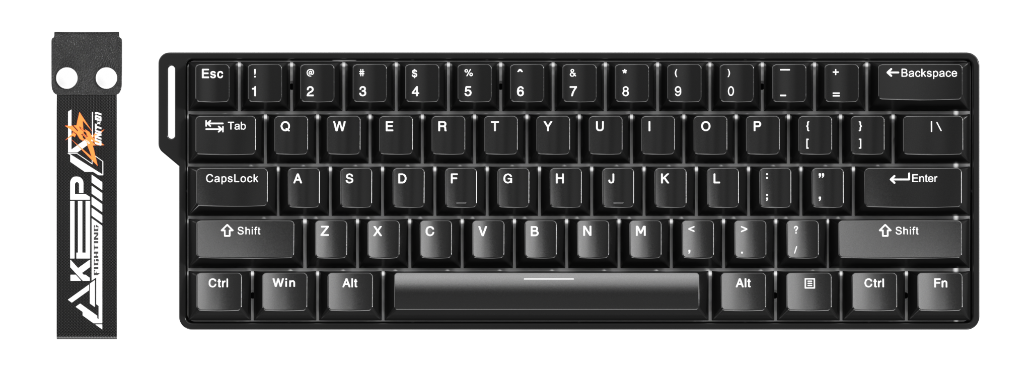 Bàn phím gaming Dare-U EK60 | Rapid Trigger, Có dây, YULONG / FIRE Magnetic Switch, RGB, Đen - Ảnh 2