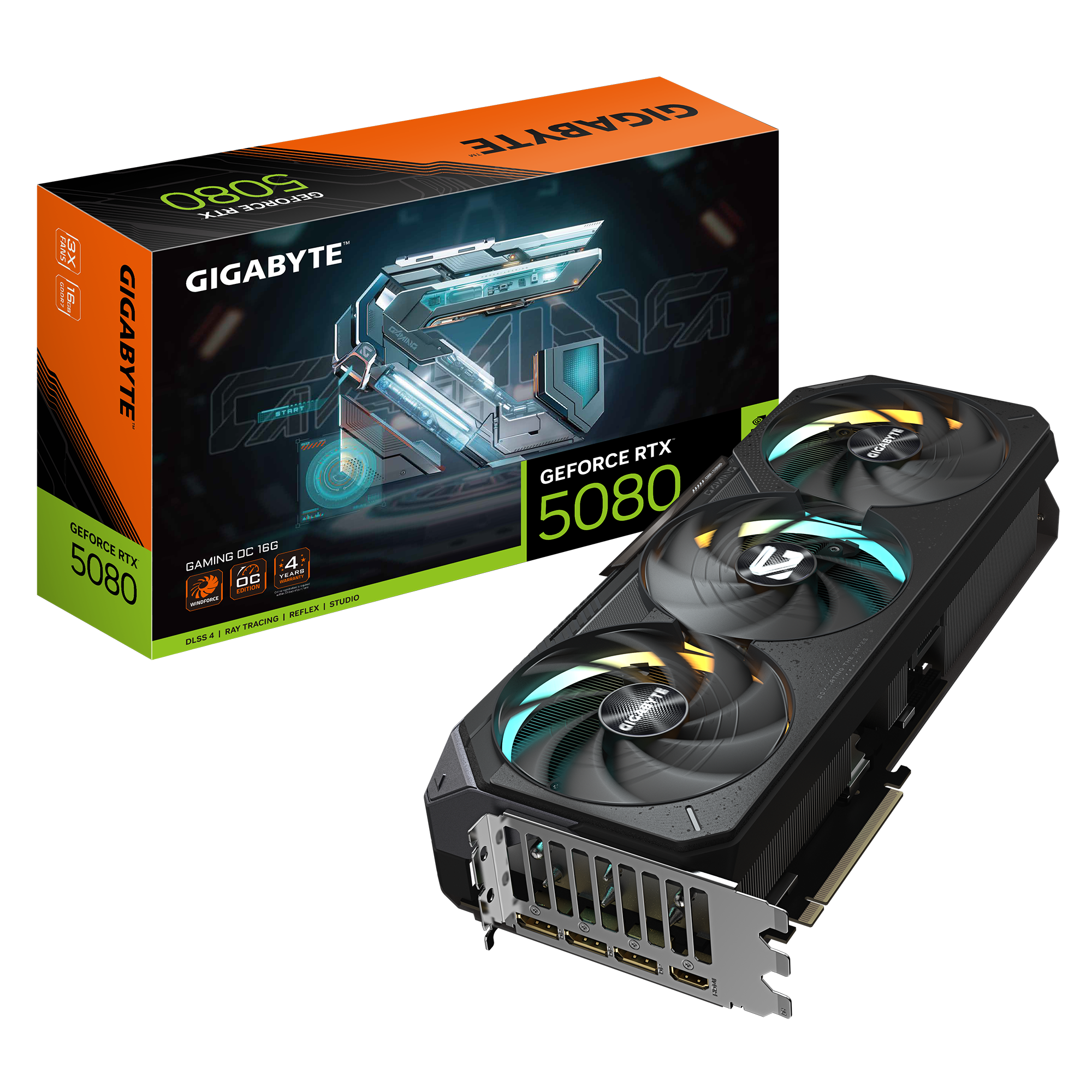 Card màn hình Gigabyte RTX™ 5080 GAMING OC 16G - Ảnh 1