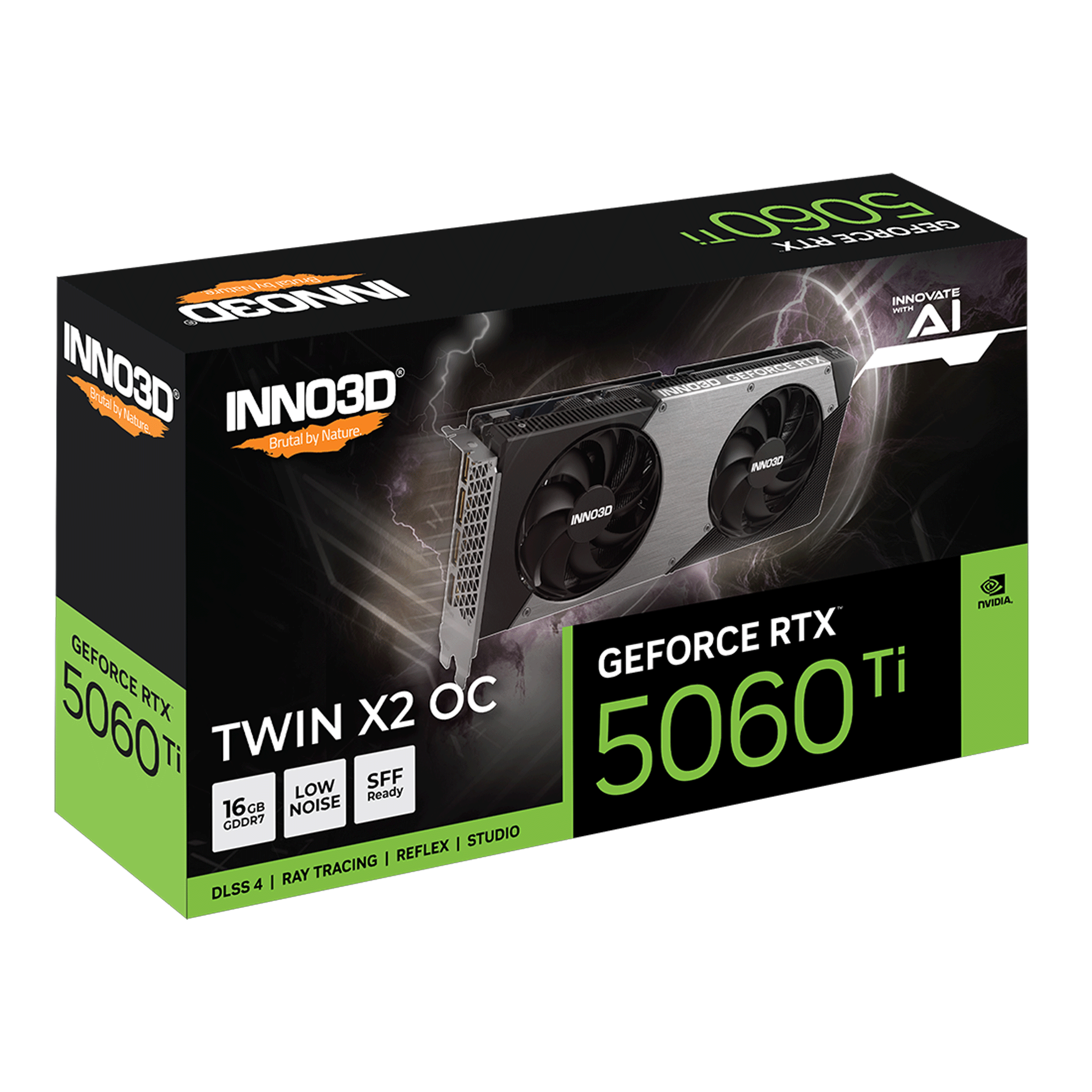 Card màn hình INNO3D GeForce RTX™ 5060 Ti 16GB TWIN X2 OC - Ảnh 3