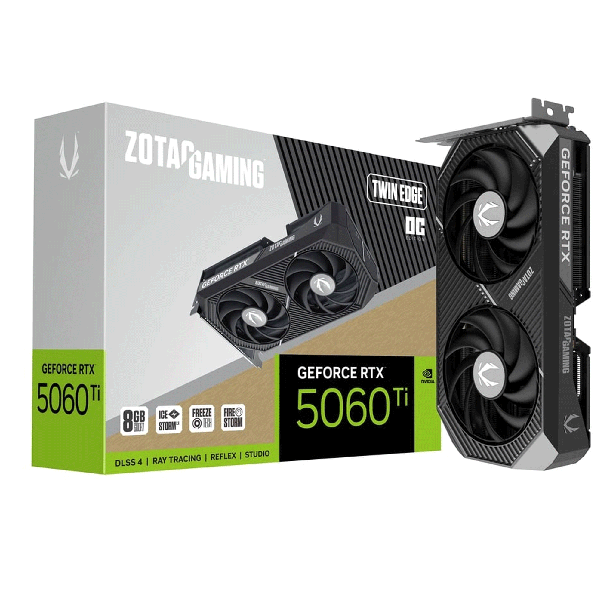 Card màn hình ZOTAC GAMING GeForce RTX 5060 Ti 8GB Twin Edge OC - Ảnh 1
