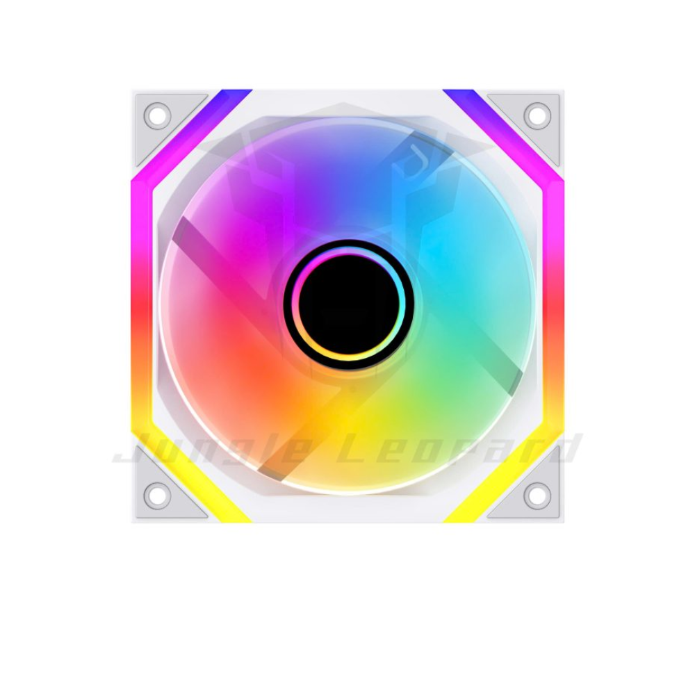 Fan Case Leopard Galaxy SE ARGB 12cm - Trắng (Sync Main) - Ảnh 1