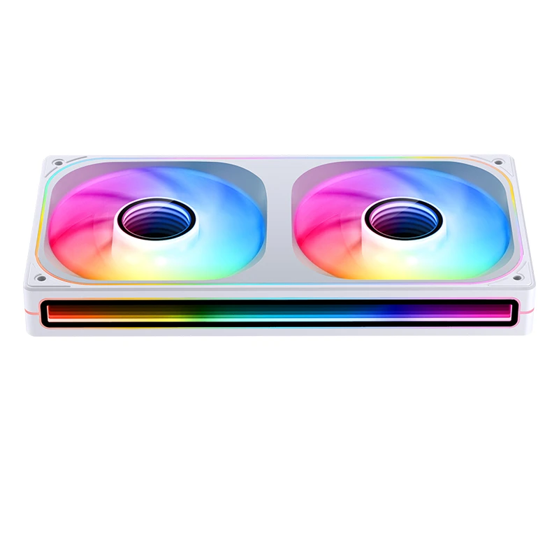 Fan Case liền khối Jonsbo ZB-240 ARGB - Trắng | Gió thuận - Ảnh 4