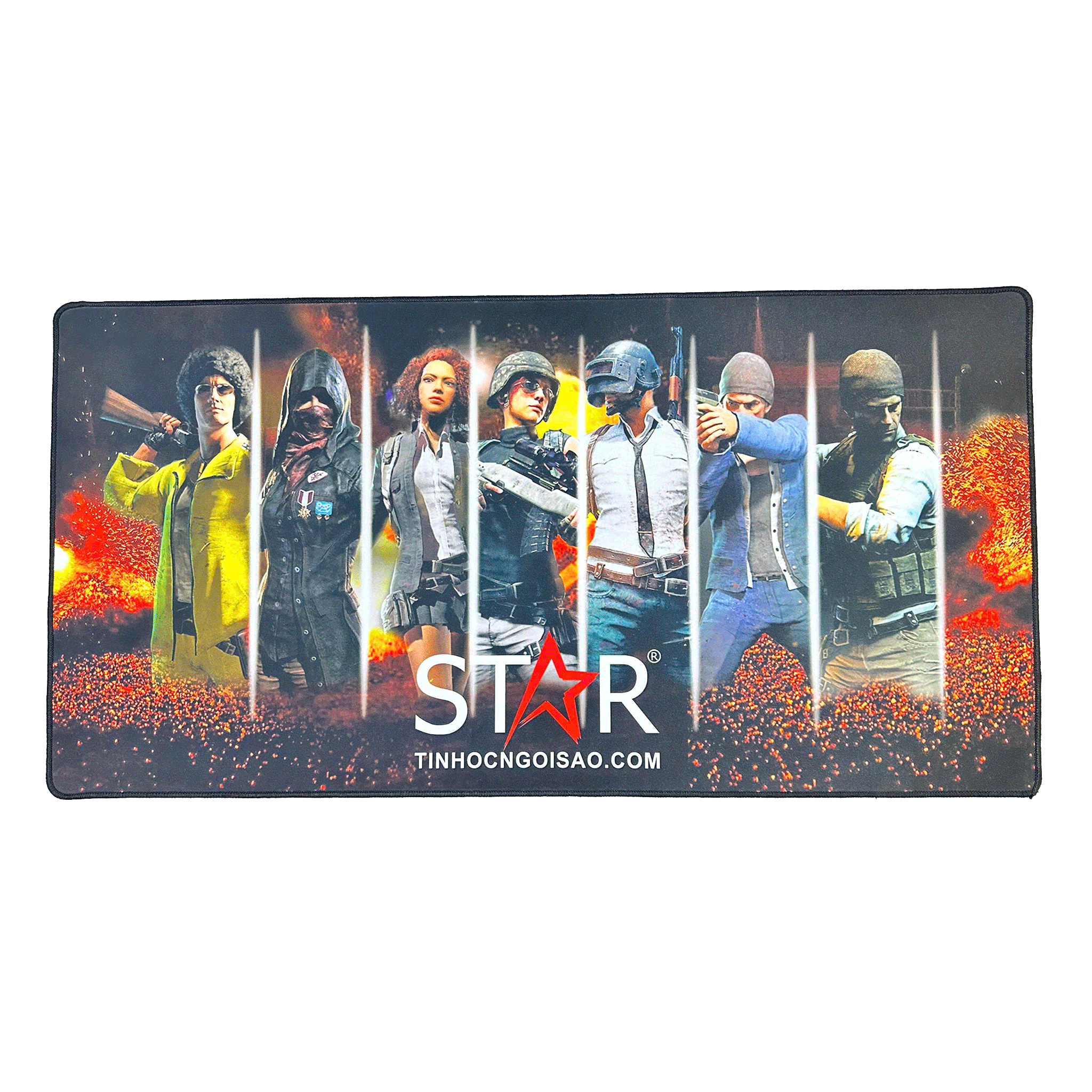 Lót chuột Hùng Phát Gaming cao cấp | Kích thước 40x80x0.4 cm (Nhiều hình) - Ảnh 1