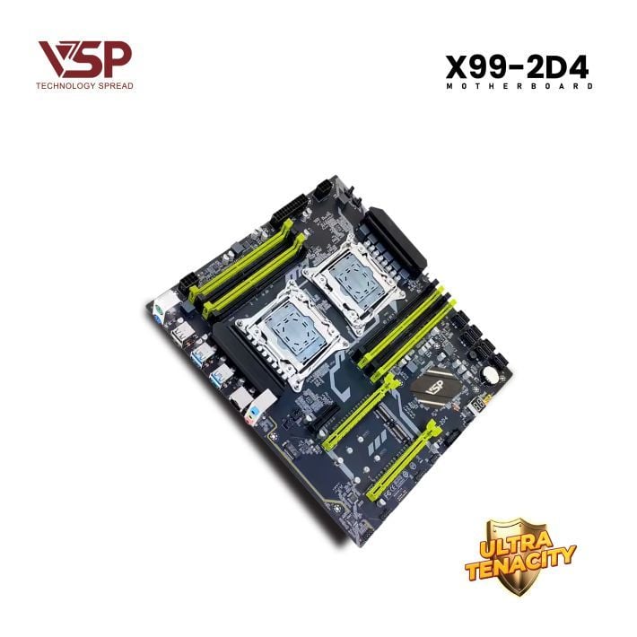 Mainboard VSP X99 2D4 - Ảnh 4