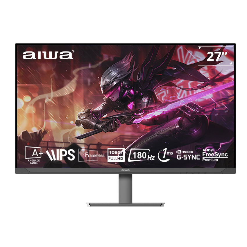 Màn hình Gaming AIWA MD2707-K | 27 inch, Full HD, IPS, 180Hz, 1ms - Ảnh 1