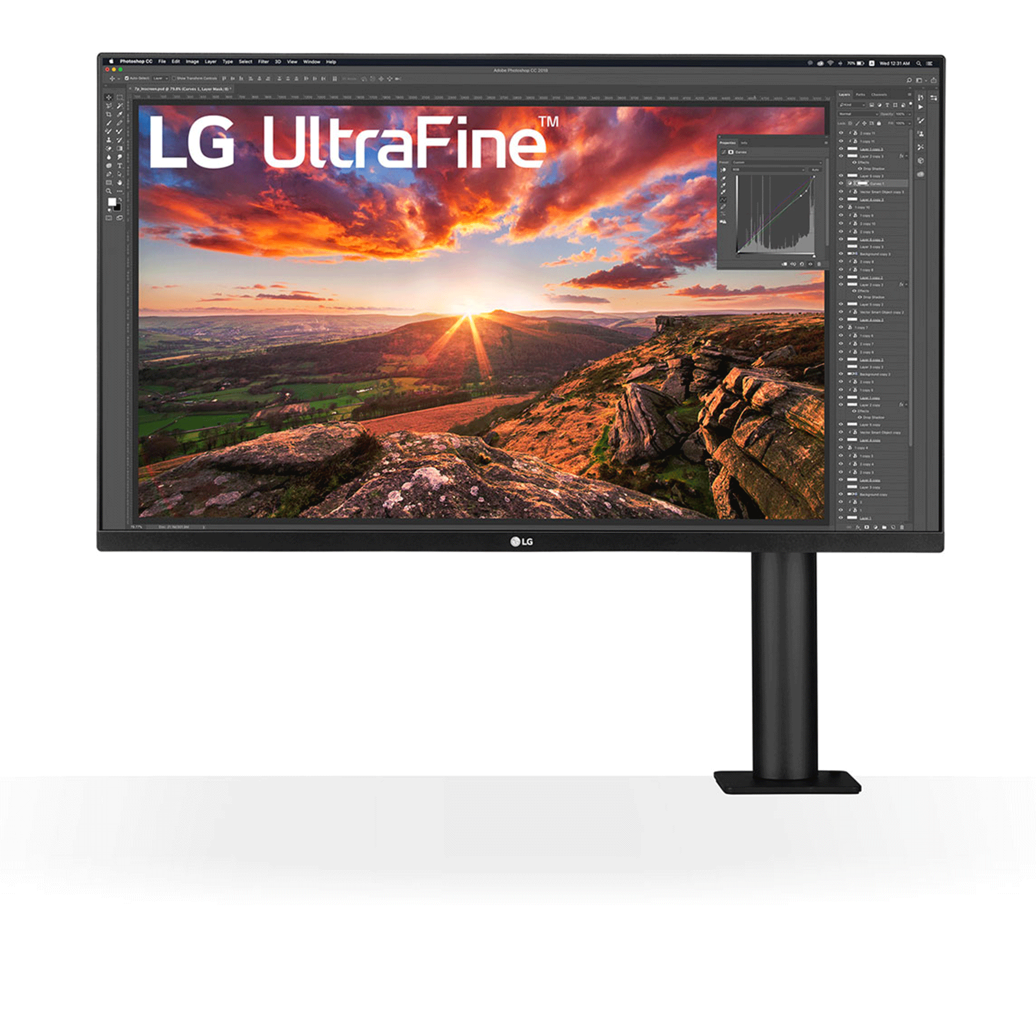 Màn hình LG UltraFine 32UN880K-B | 32 inch, IPS, UHD, 60Hz, 5ms, HDMI, DB, Chân Ergo - Ảnh 1