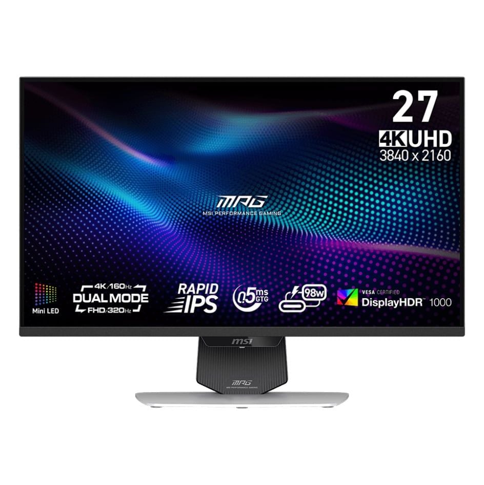 Màn Hình MSI MPG 274URDFW E16M Mini LED | 27 inch, IPS, FHD/UHD, 0.5Ms, HDMI, DP, USB - Ảnh 1