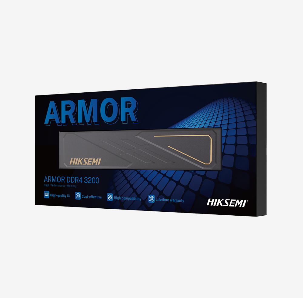 Ram 4 16G Bus 3200 HIKSEMI, Có Tản Nhiệt Armor (HSC416U32Z2) - Ảnh 2