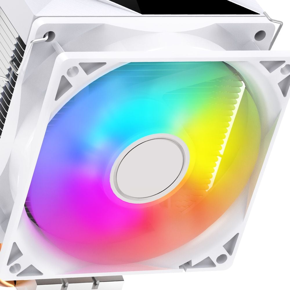 Tản nhiệt khí Leopard K200 Trắng | 92mm, RGB (1200, 1700, AM4, AM5) - Ảnh 2