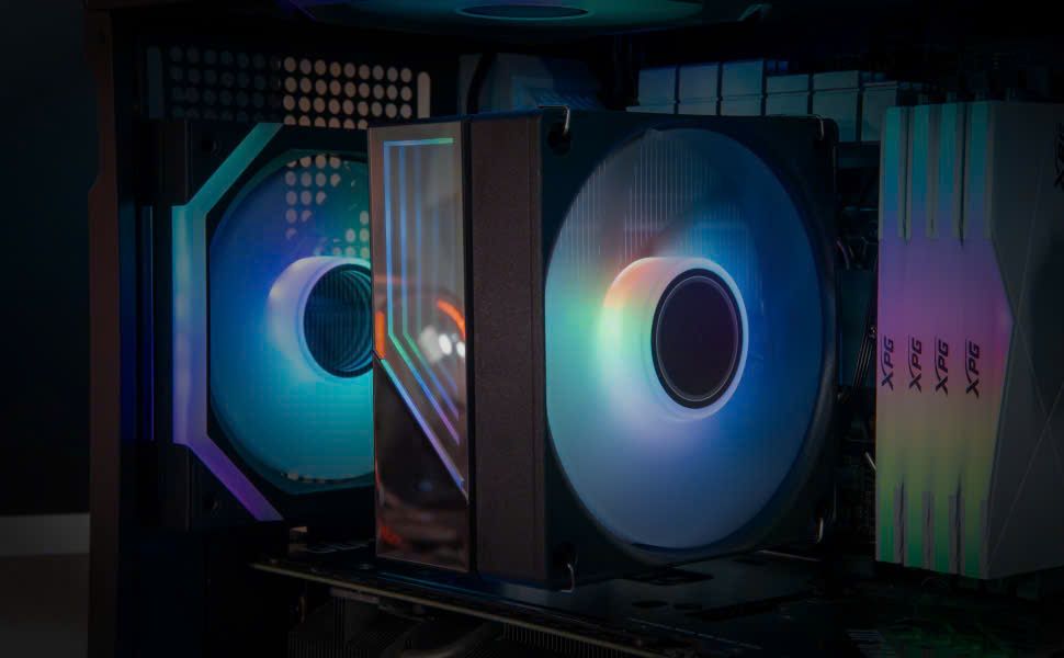 Tản nhiệt khí Leopard Kf400X - Đen, Led RGB - Ảnh 3