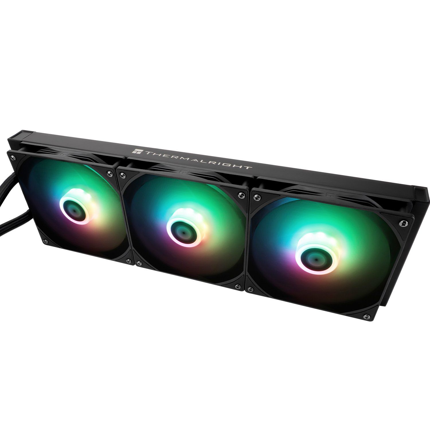 Tản nhiệt nước Thermalright Frozen Warframe 420 ARGB Display - Black - Ảnh 4