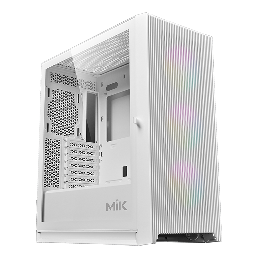 Thùng máy MIK Storm 360 - White | Trắng, không kèm fan - Ảnh 1