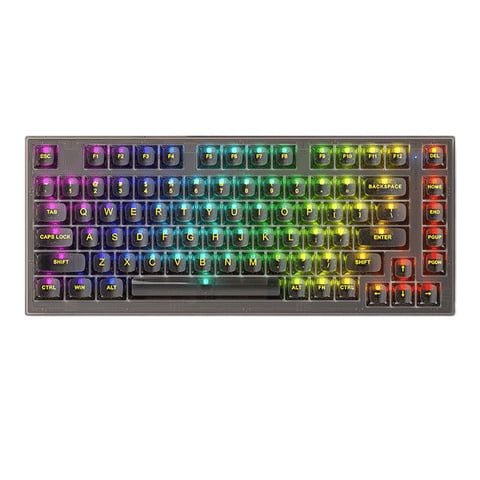 Bàn phím cơ gaming XinMeng X75 | 3 Mode, TKL, Linear Switch, RGB, Black, Hot swap - Ảnh 1
