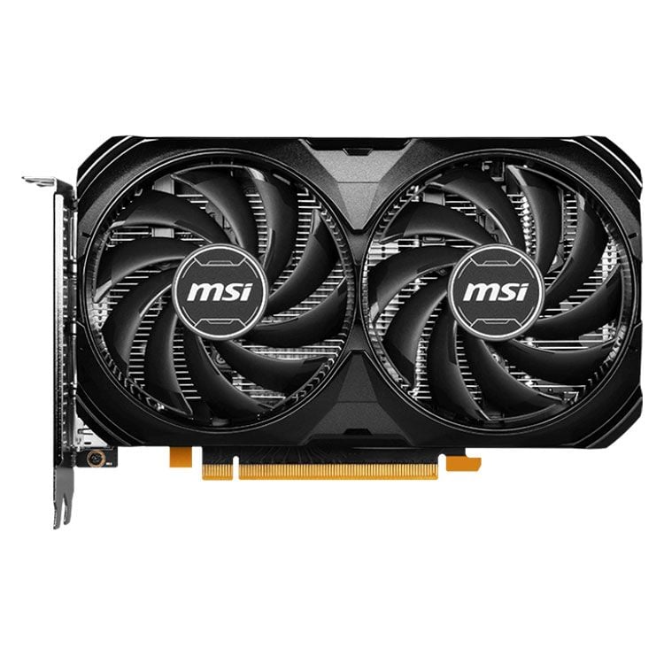 Card màn hình NVIDIA GeForce RTX 4060 MSI Ventus 2X Black OC | 8GB GDDR6, 3072 CUDA, 550W - Ảnh 2