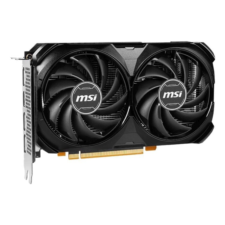 Card màn hình NVIDIA GeForce RTX 4060 MSI Ventus 2X Black OC | 8GB GDDR6, 3072 CUDA, 550W - Ảnh 3