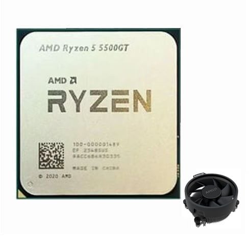 CPU AMD Ryzen 5 5500GT MPK + Fan (No box) Chính Hãng (100-100001489MPK) - Ảnh 1