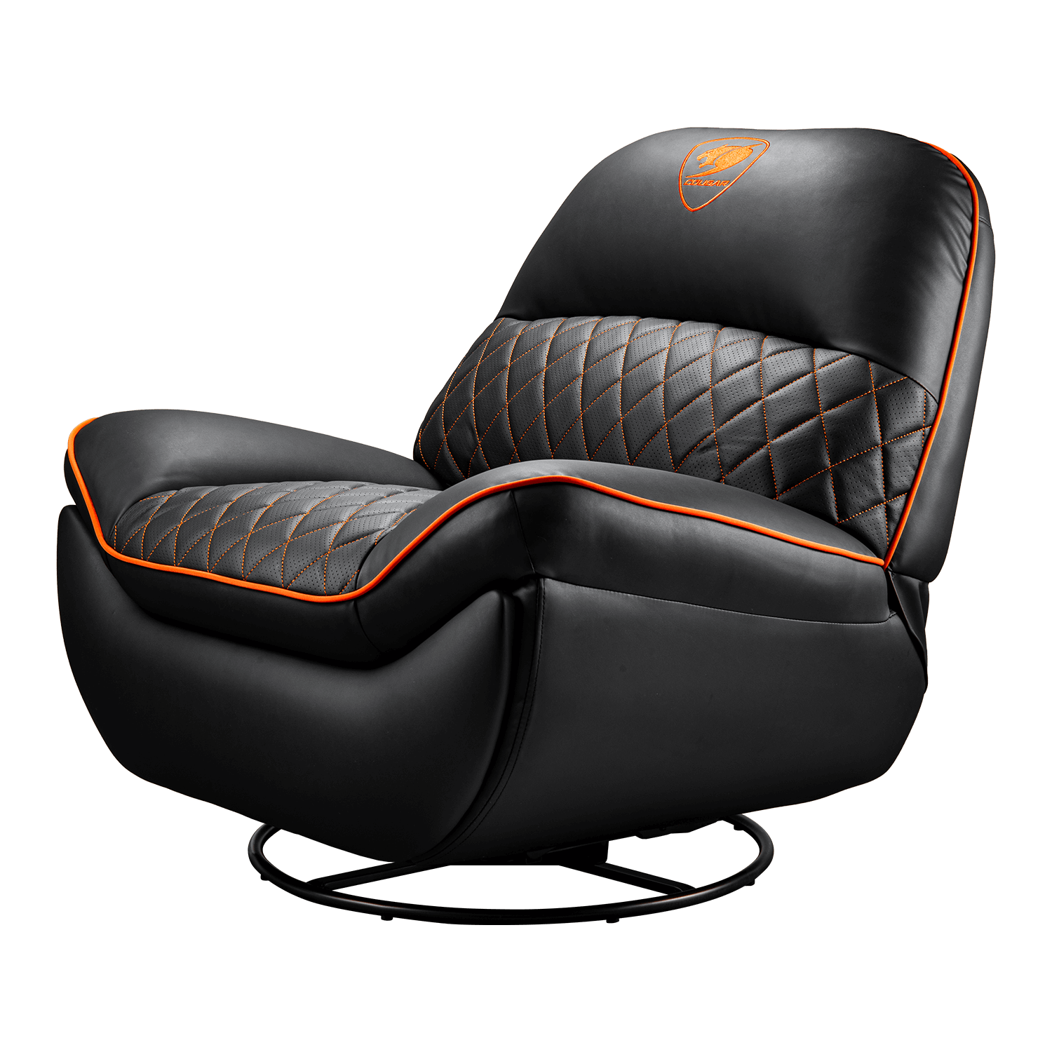 Ghế sofa COUGAR OVERLORD | Đen, 120kg, Chân xoay, Da PU - Ảnh 2