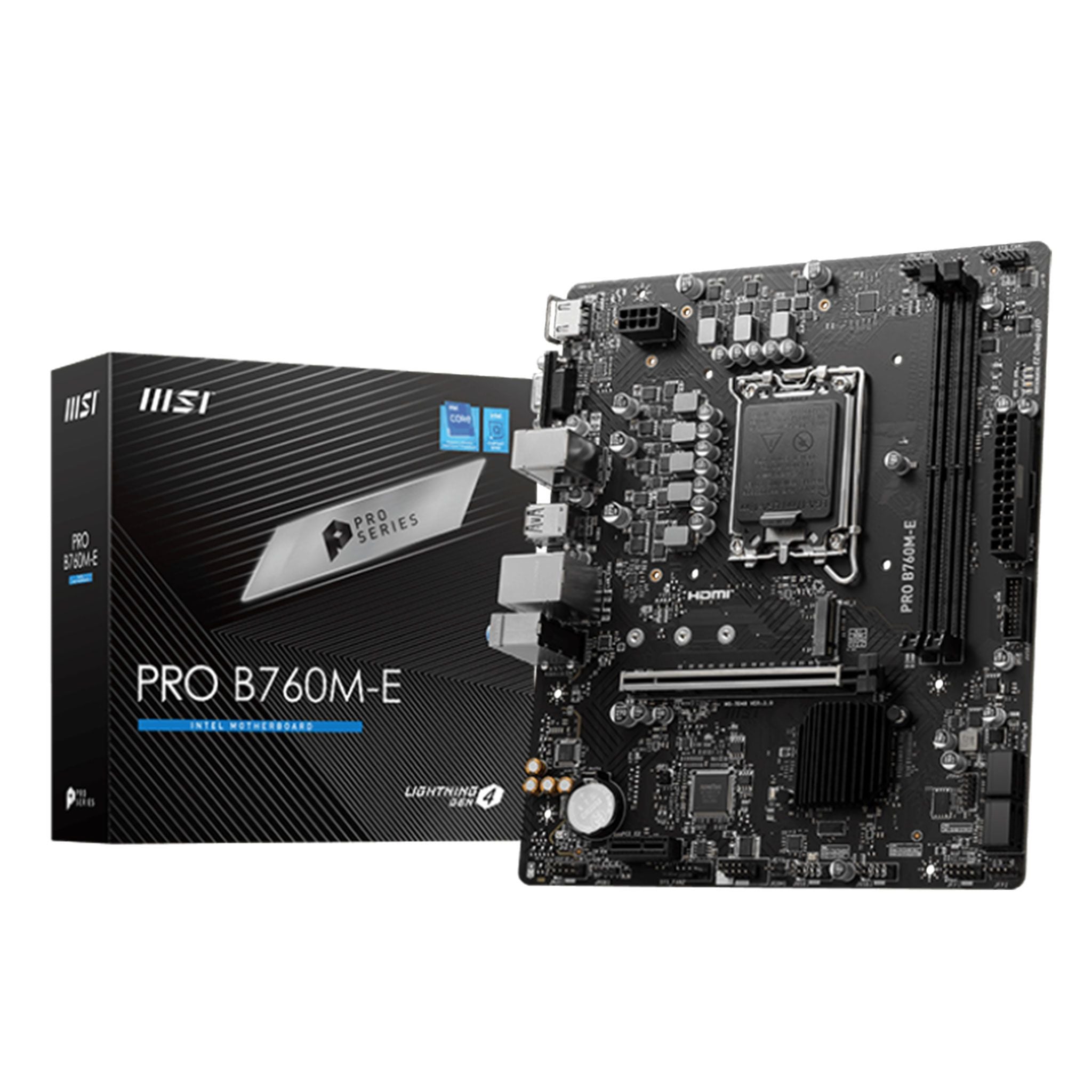 Mainboard MSI PRO B760M-E DDR5 | LGA 1700, mATX, 2 khe RAM - Ảnh 1