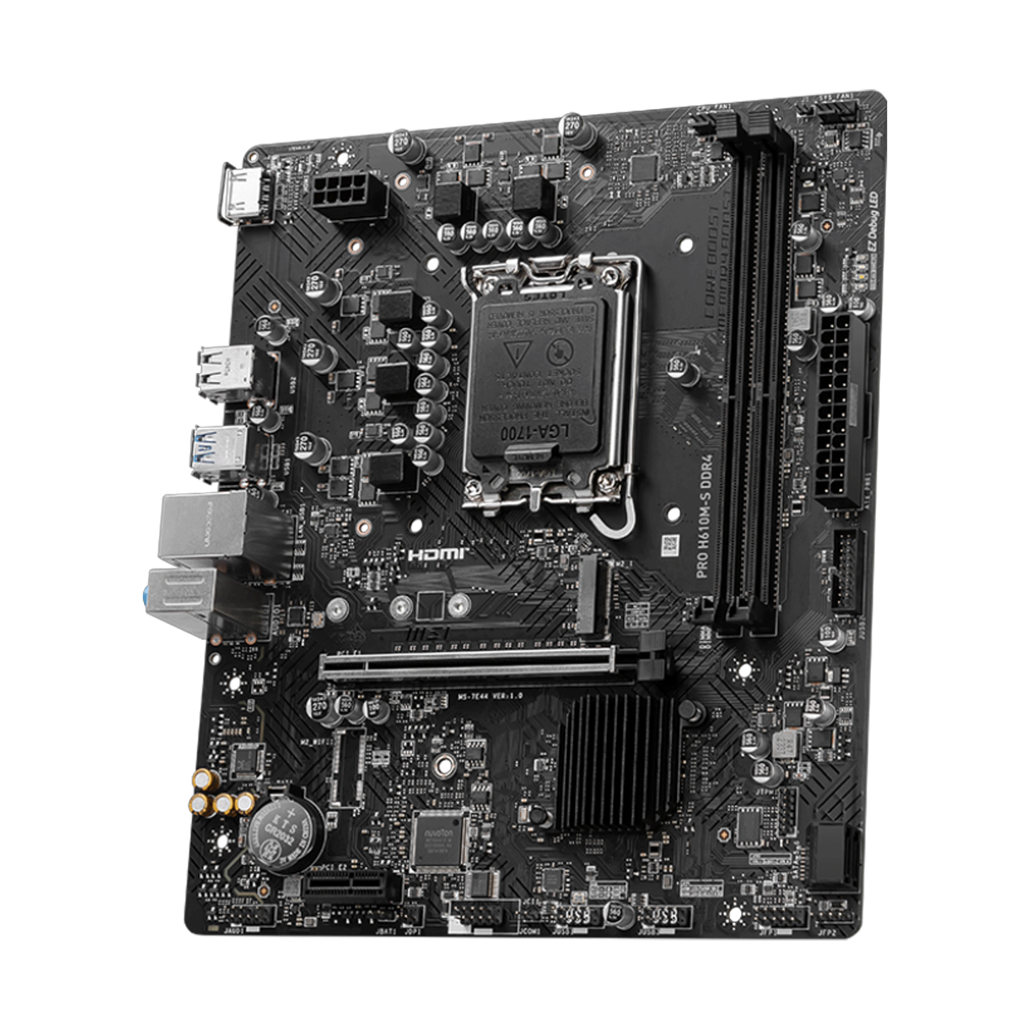 Mainboard MSI Pro H610M-S DDR4 | LGA 1700, mATX, 2 khe RAM - Ảnh 3