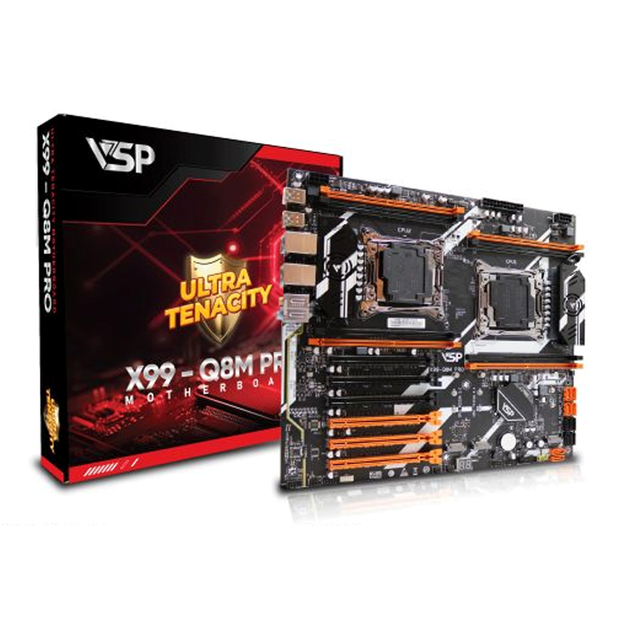 Mainboard VSP X99 Q8M Pro DDR4 | LGA2011-3, E-ATX, 8 khe RAM - Ảnh 1
