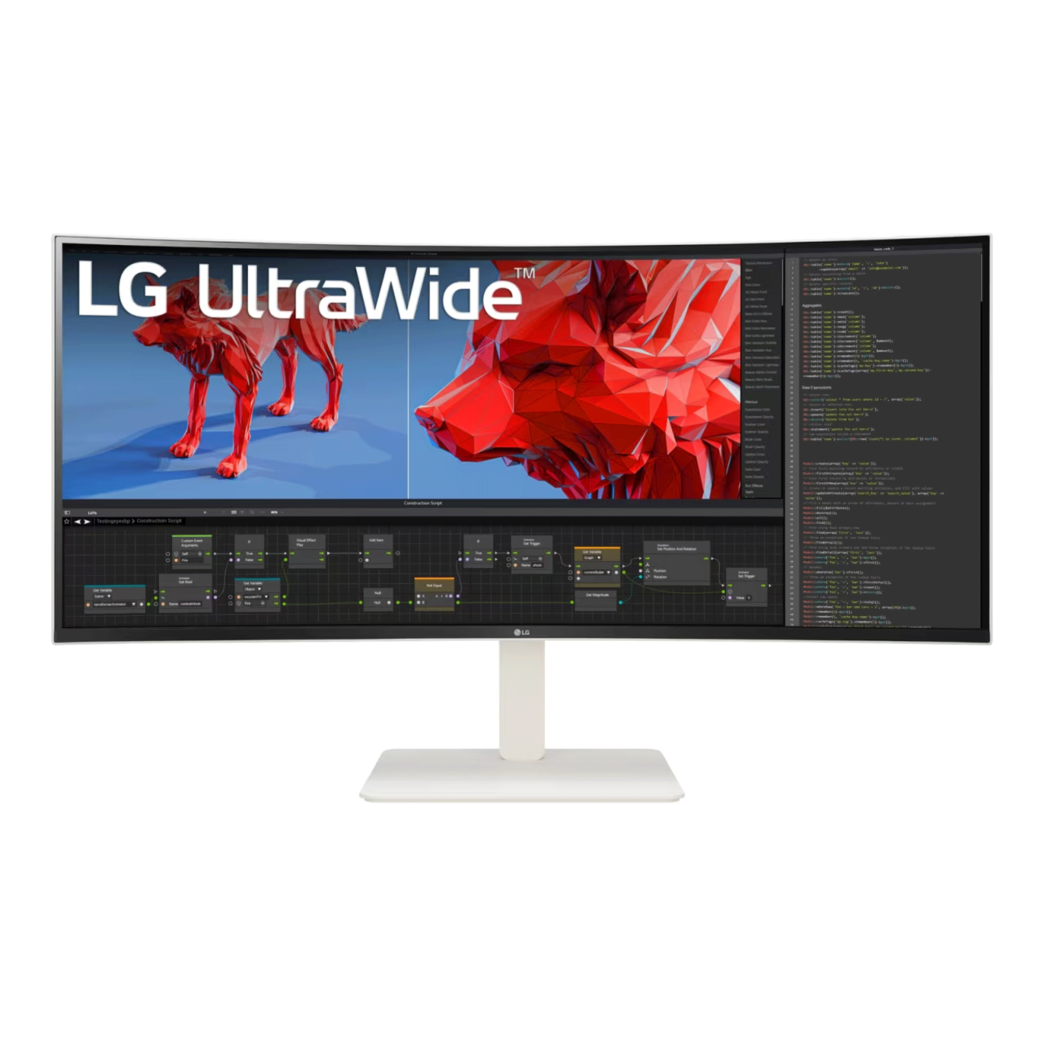 Màn hình UltraWide 21:9 LG 38WR85QC-W | 38 inch, WQHD+, IPS, 144Hz, 1ms, USB-C, HDMI, DP, RJ45, Cong - Ảnh 1