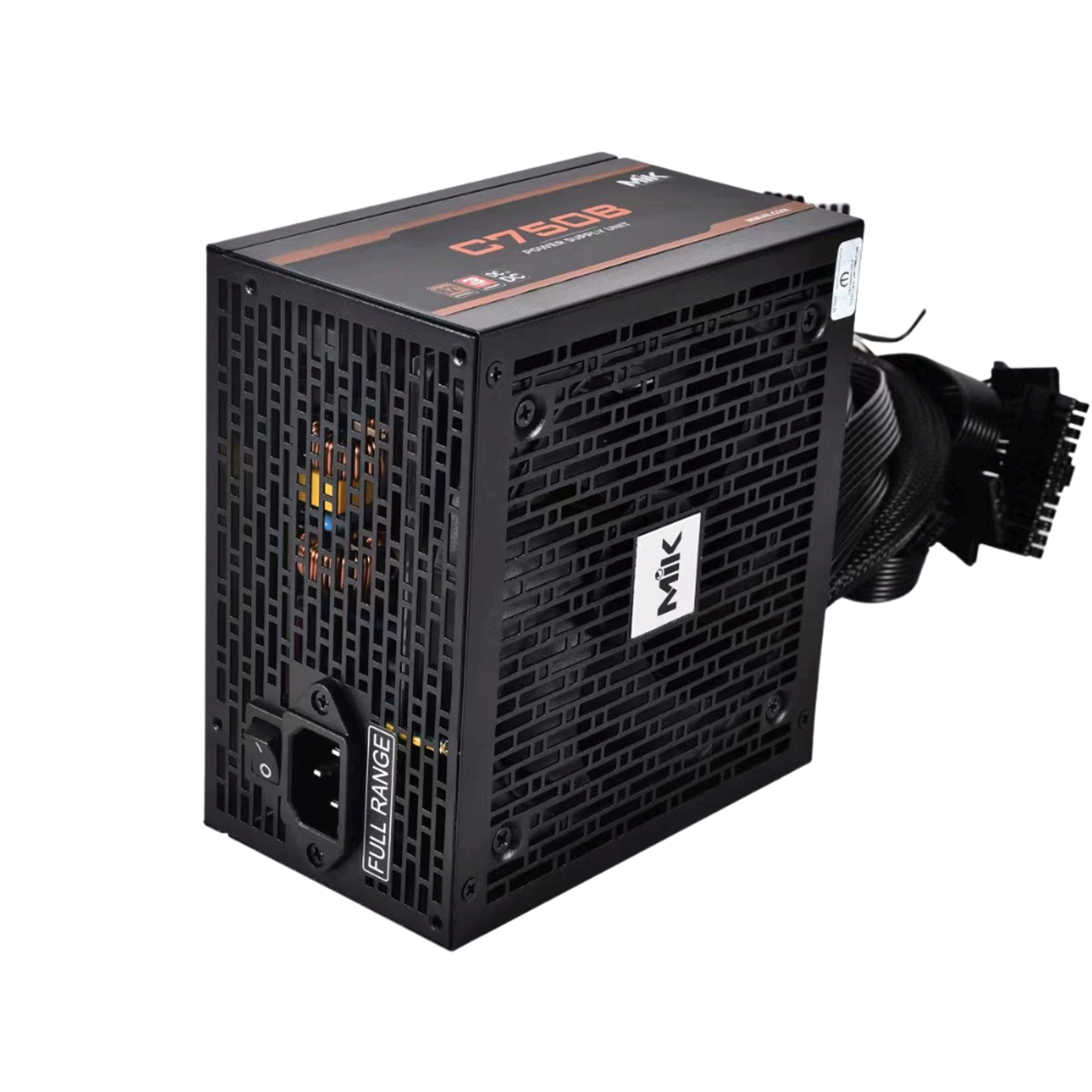 Nguồn máy tính MIK C750B 750W 80 Plus Bronze | Full Modular, ATX - Ảnh 2