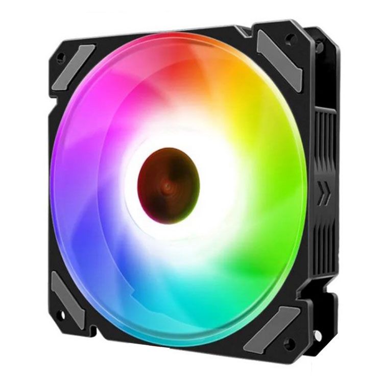 Quạt tản nhiệt PC Coolmoon Y2 | Fan lẻ 120mm, RGB, Đen - Ảnh 1