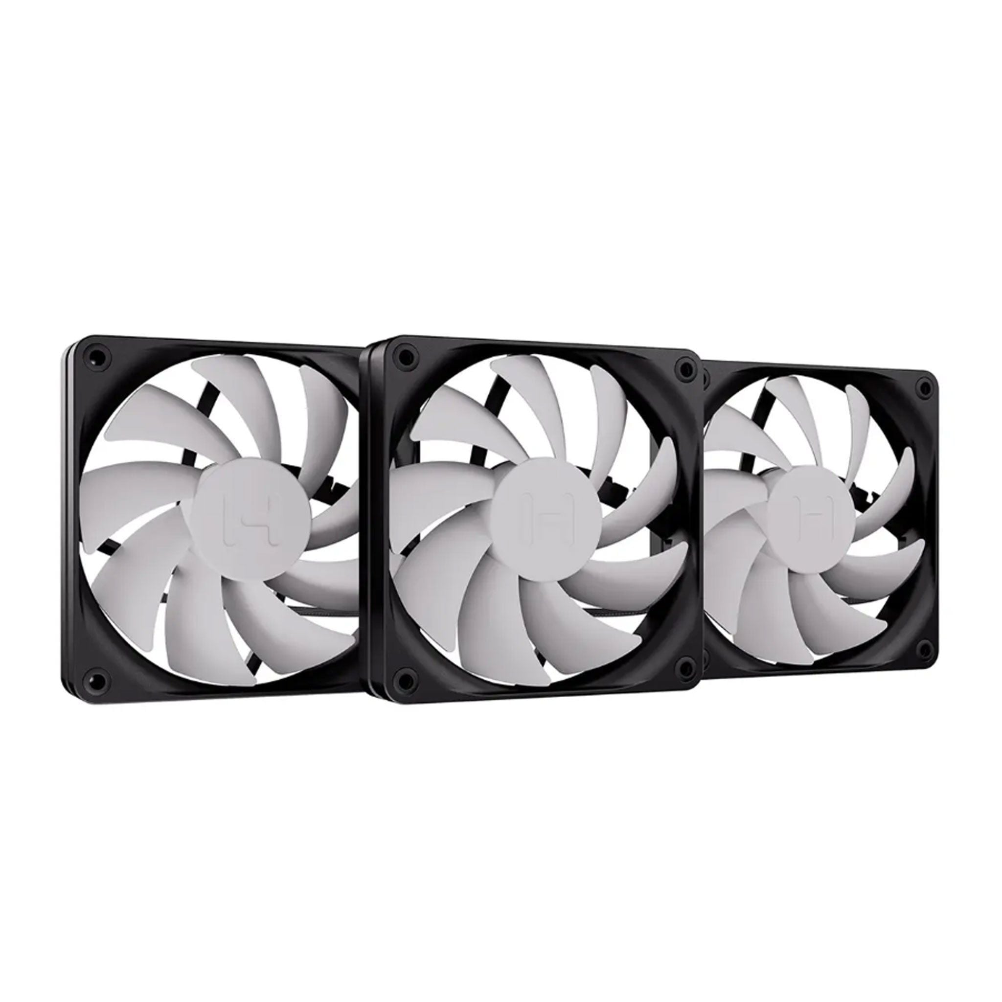 Quạt tản nhiệt PC Hyte Flow FA12 | Kit 3 fan 120mm, Trắng - Ảnh 1