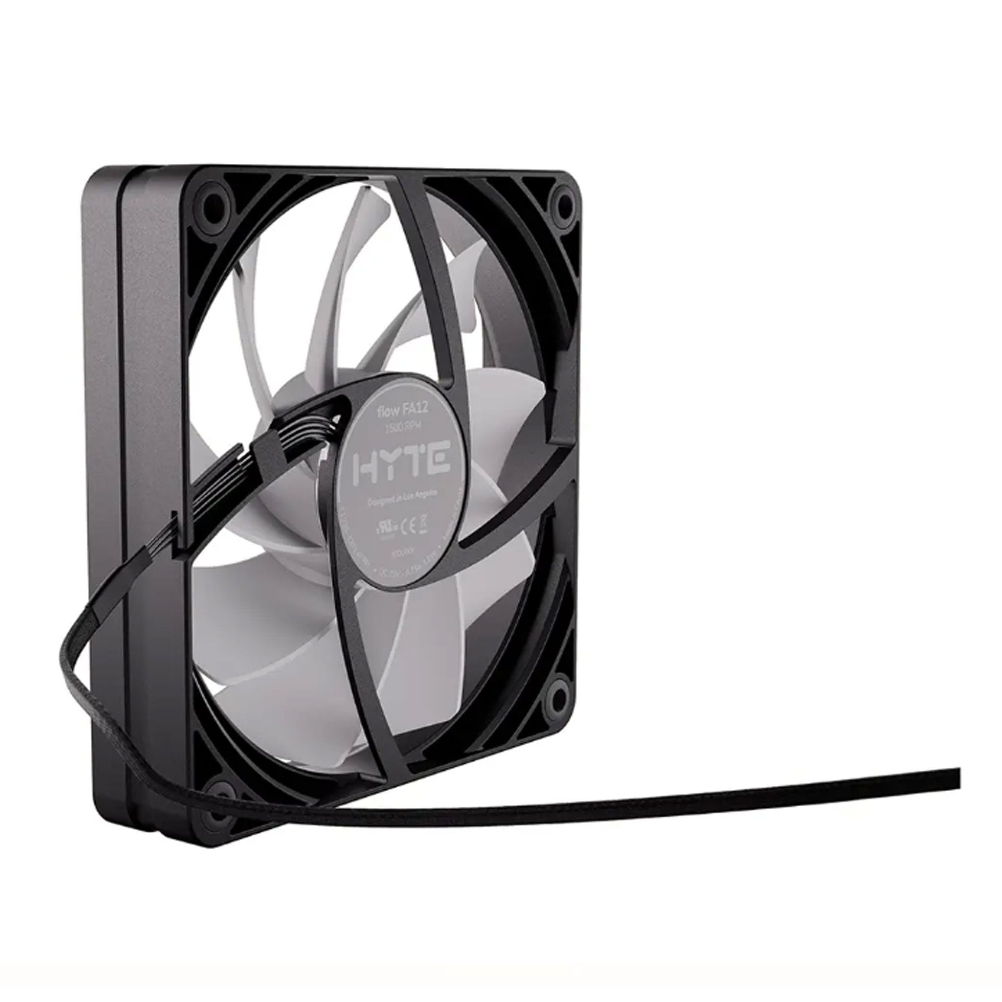 Quạt tản nhiệt PC Hyte Flow FA12 | Kit 3 fan 120mm, Trắng - Ảnh 4