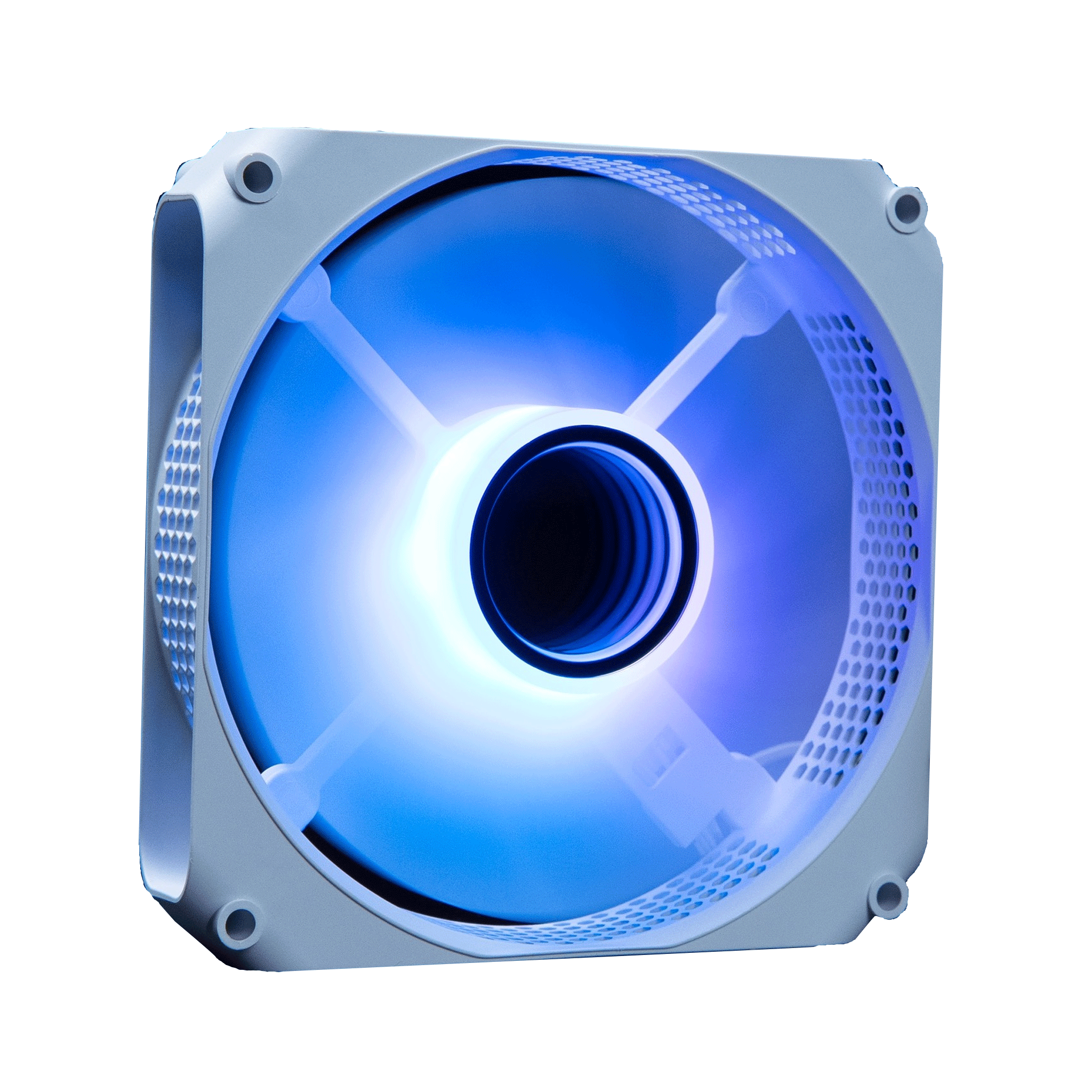 Quạt tản nhiệt PC Leopard F6 Molex | Fan lẻ 120mm, RGB, Trắng - Ảnh 1