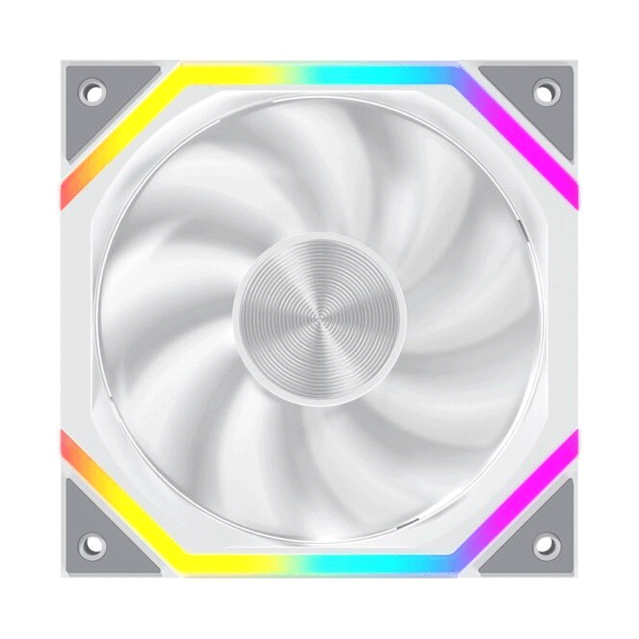 Quạt tản nhiệt PC Leopard Galaxy | Fan lẻ 120mm, ARGB, Gió ngược, Trắng - Ảnh 3