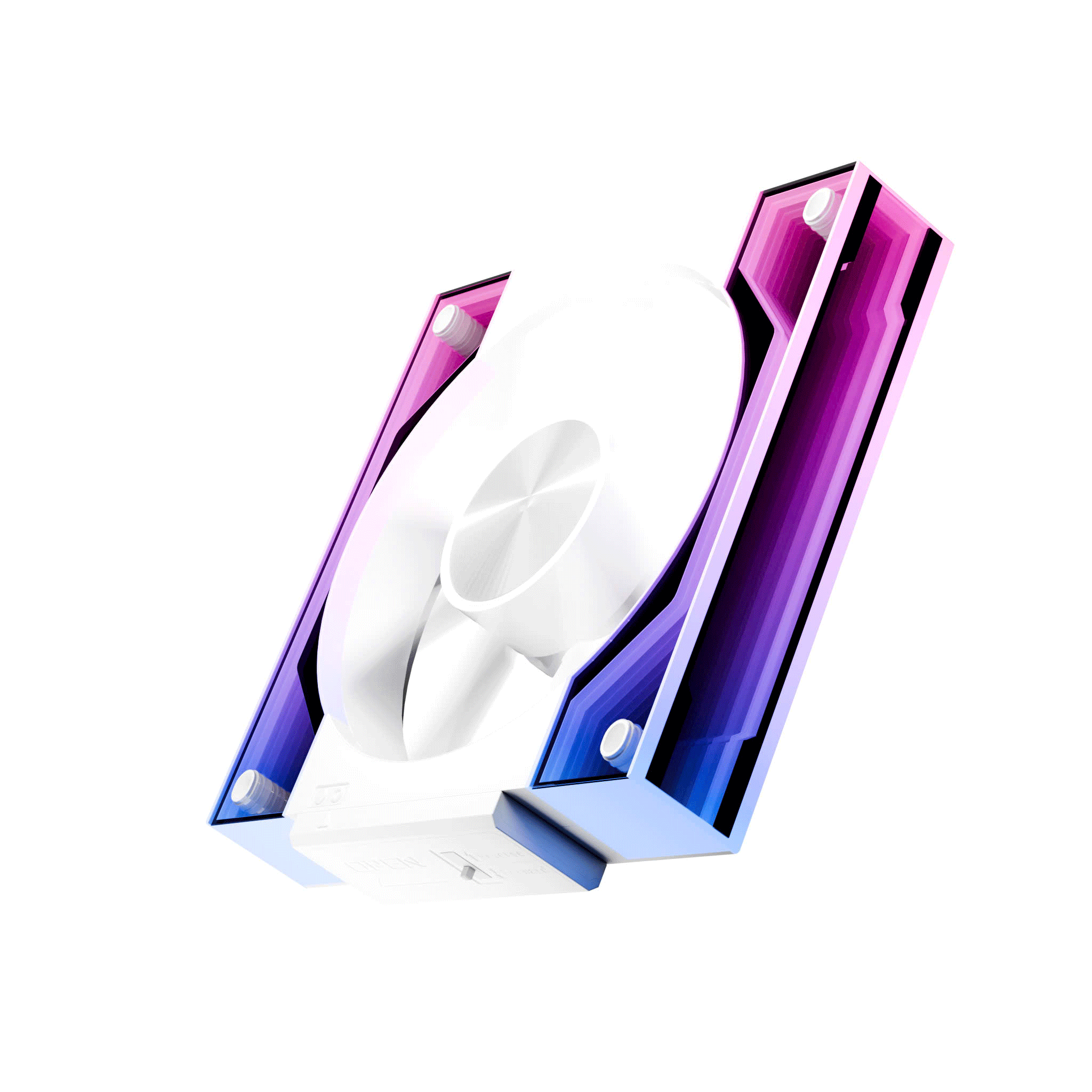 Quạt tản nhiệt PC Leopard Interstellar V3 | Kit 3 fan 120mm, ARGB, Trắng - Ảnh 2