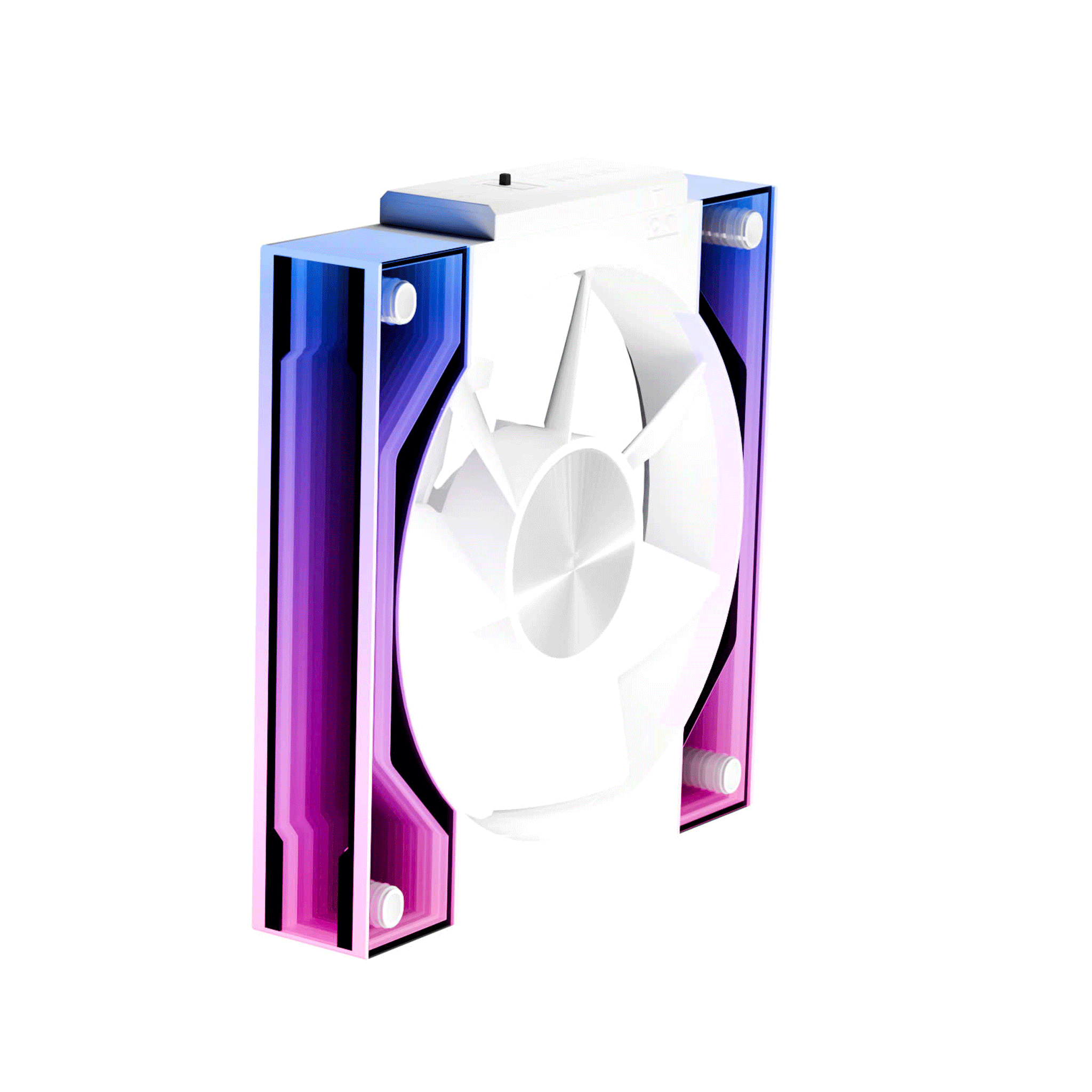 Quạt tản nhiệt PC Leopard Interstellar V3 | Kit 3 fan 120mm, ARGB, Trắng - Ảnh 4