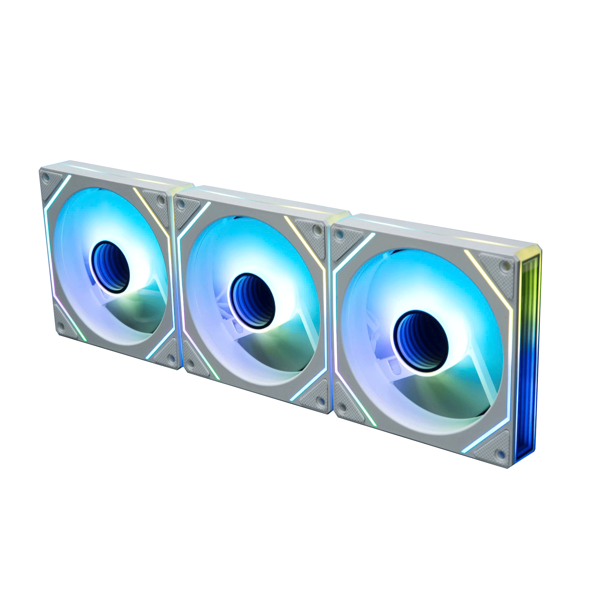 Quạt tản nhiệt PC Leopard Prism 4Max ARGB | Fan lẻ 120mm, ARGB, Gió ngược, Trắng - Ảnh 3